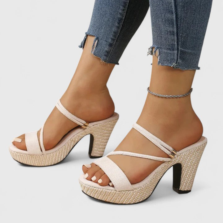 Talons en Cuir Véritable Sophistiqués Luxe