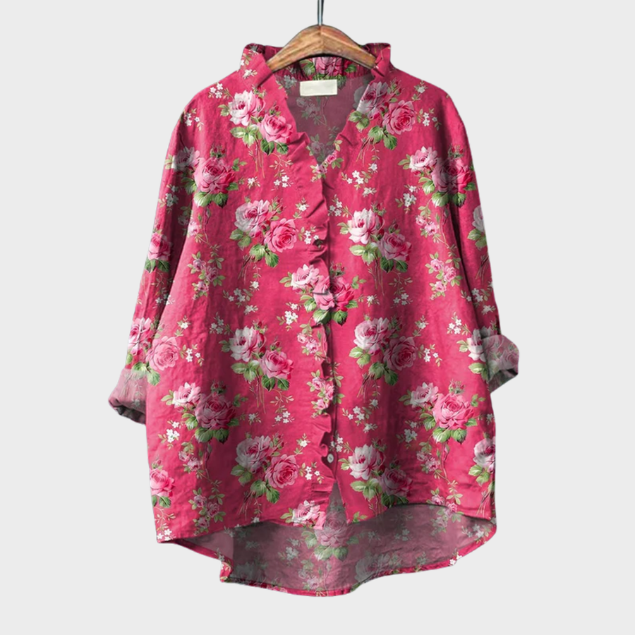 Roseline™ | Blouse printanière romantique