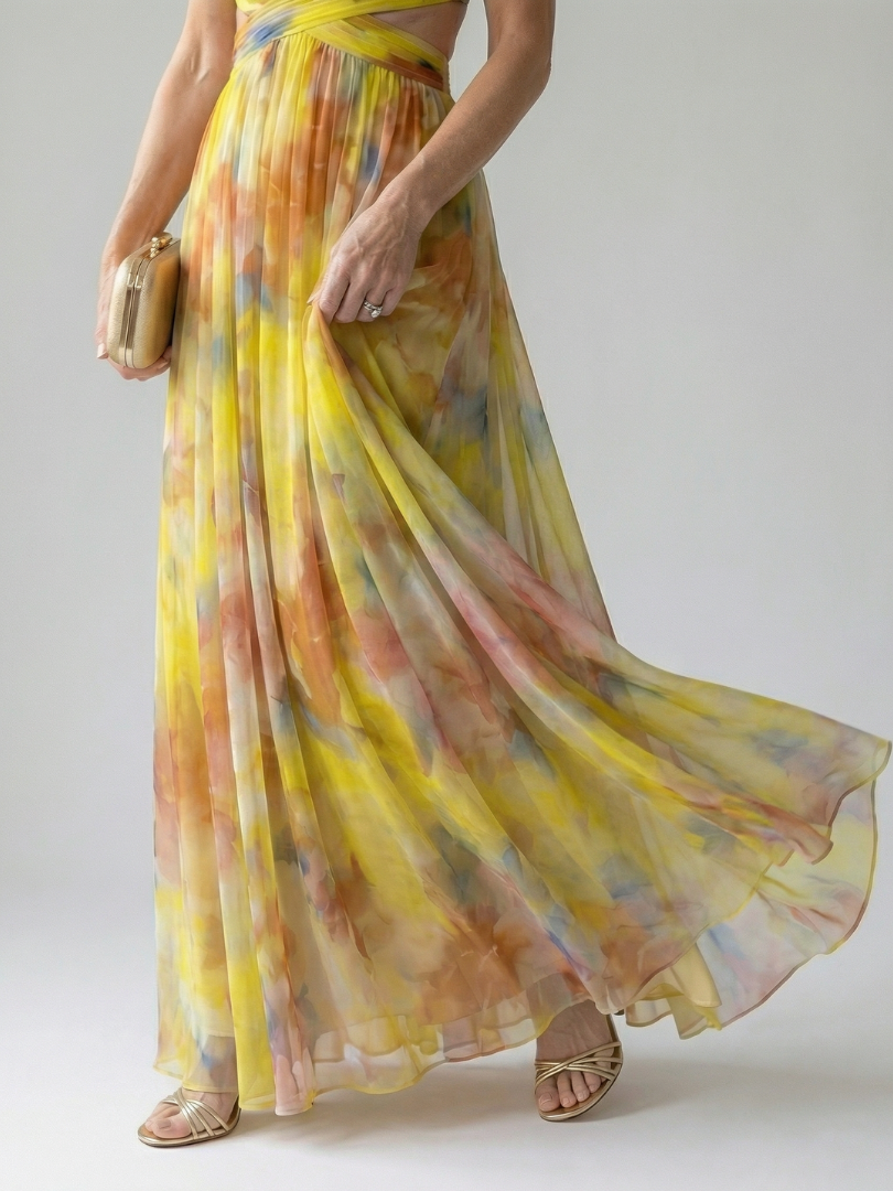 Isel | Robe Maxi à Enveloppement Doux