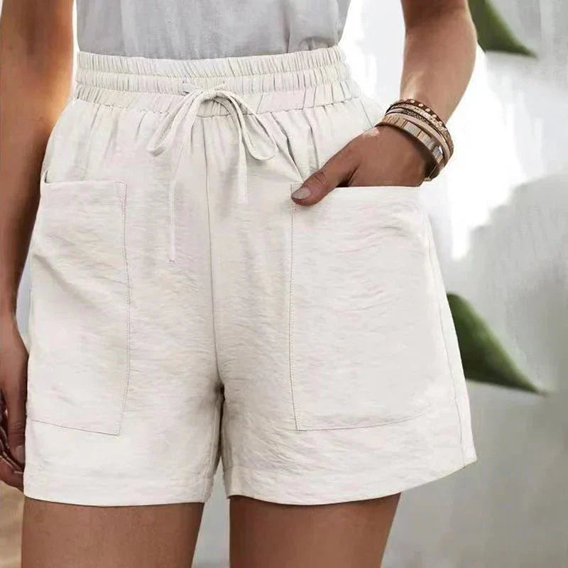 Alani | Shorts en Lin Mélangé Sans Effort