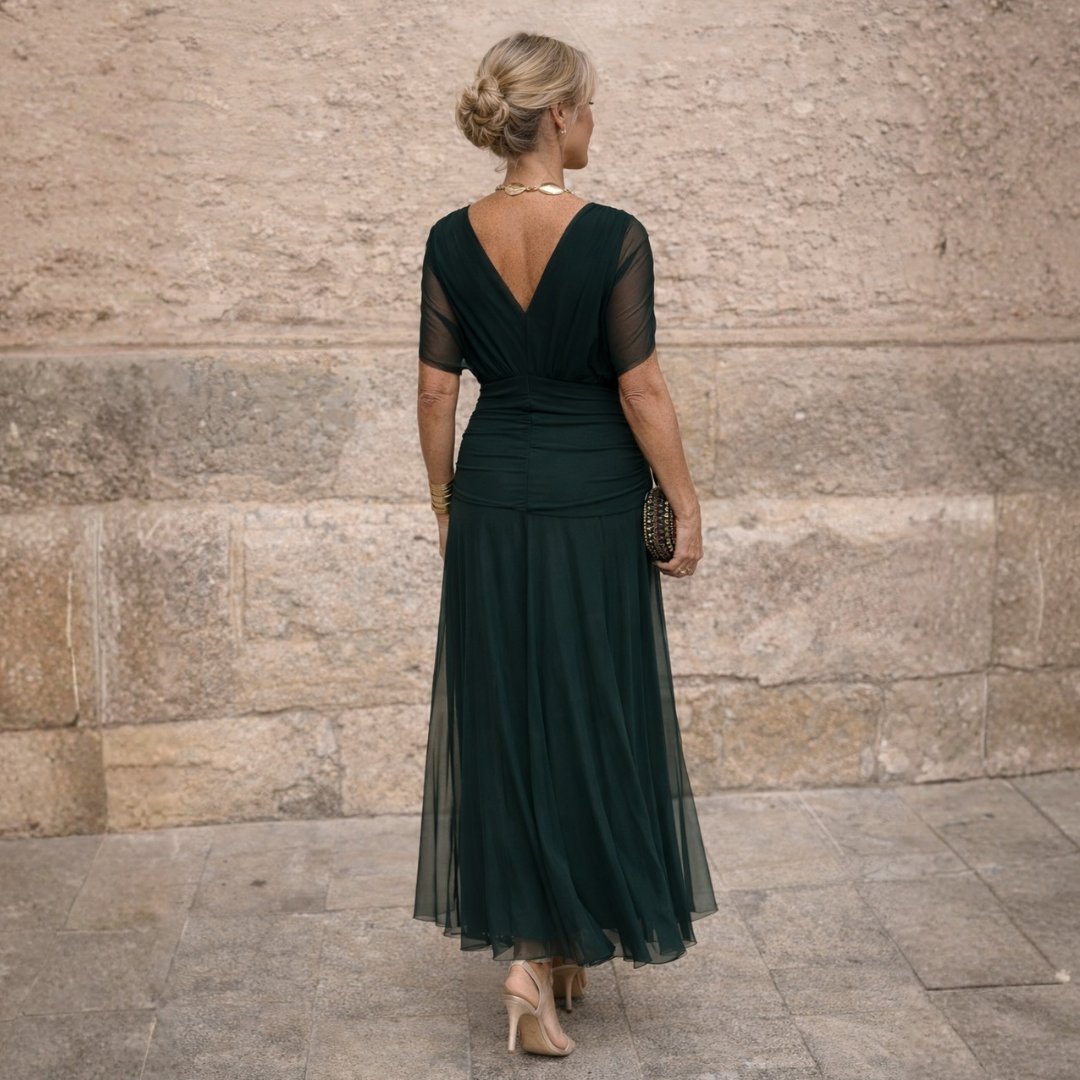 Lydia | Robe Maxi Off-Shoulder