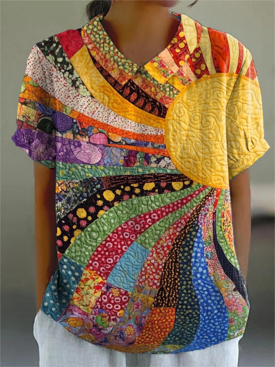 Maine™ | Chemise patchwork soleil
