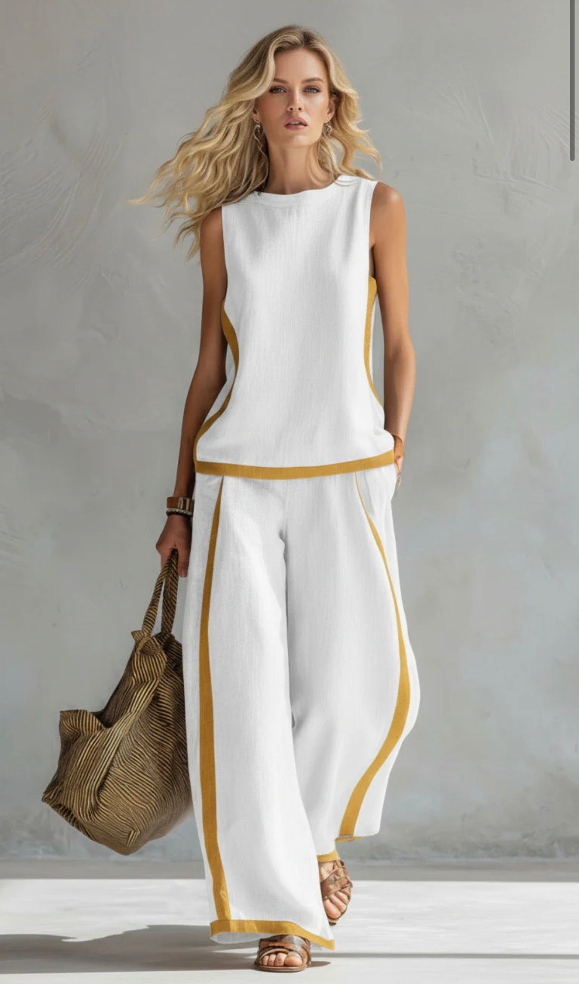 Leila™ | Ensemble coton-lin
