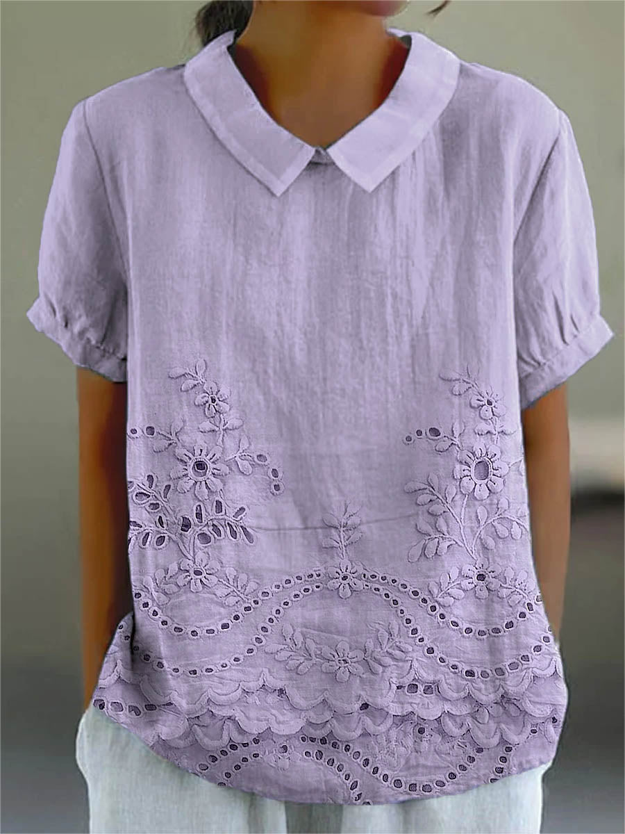 Lily™ | Chemise brodée