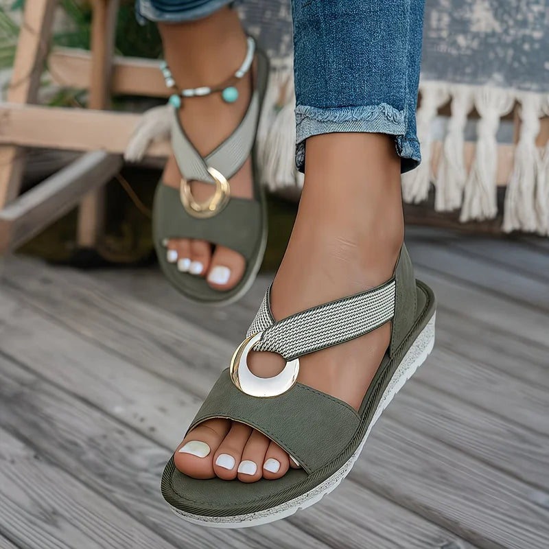 Camille | Sandales Confortables à Brides Croisées