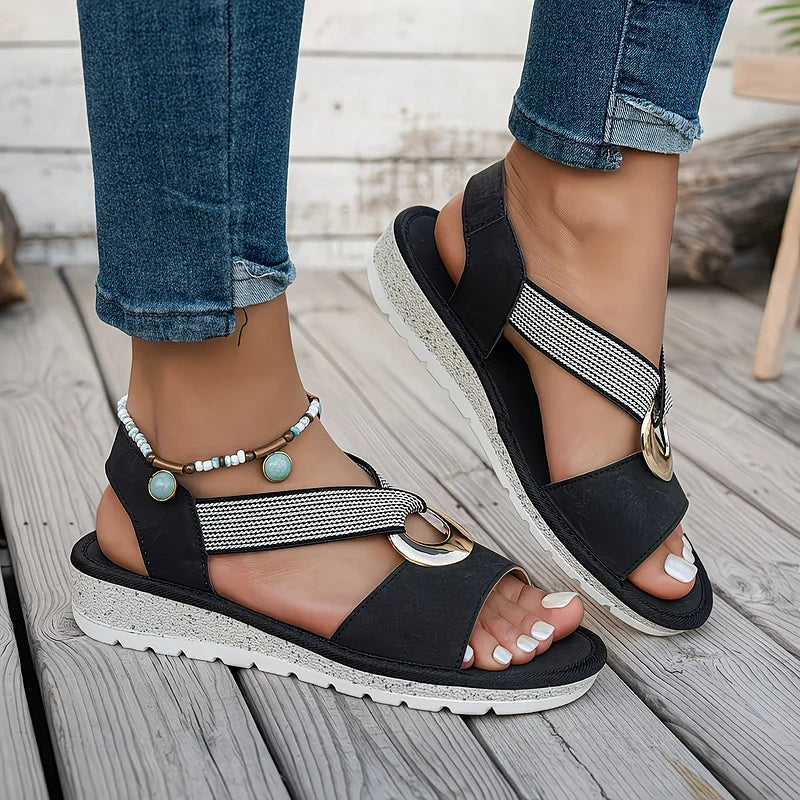 Camille | Sandales Confortables à Brides Croisées