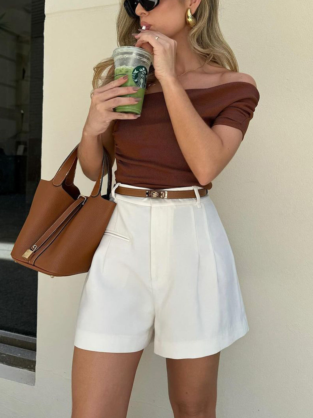 Marloes - Short taille haute élégant