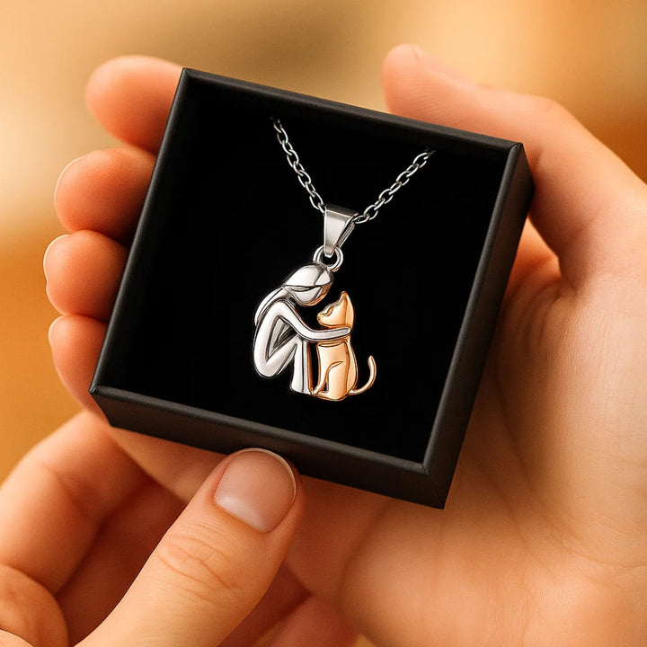 Pendentif Collier Chat Câlin