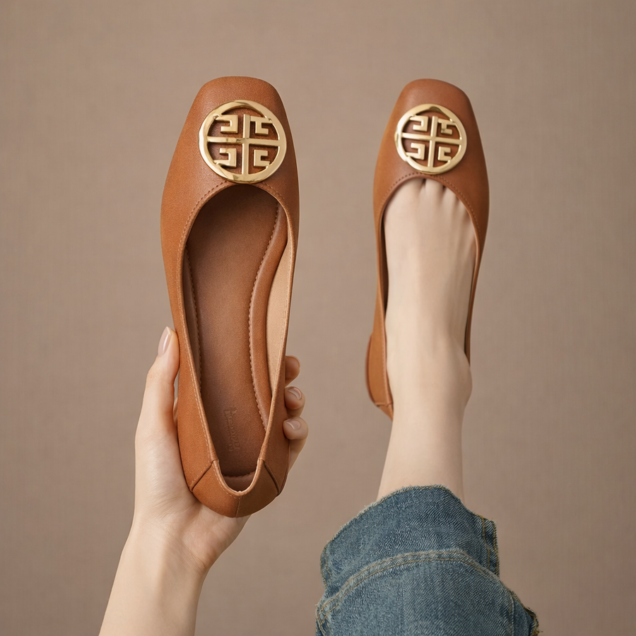 Ballerines en Cuir Orchard
