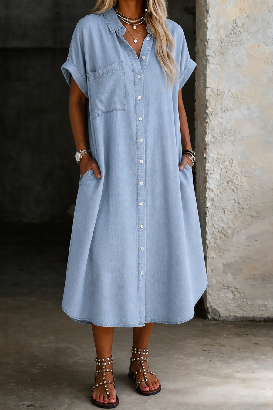 Karen | Robe Chemise Style Léger
