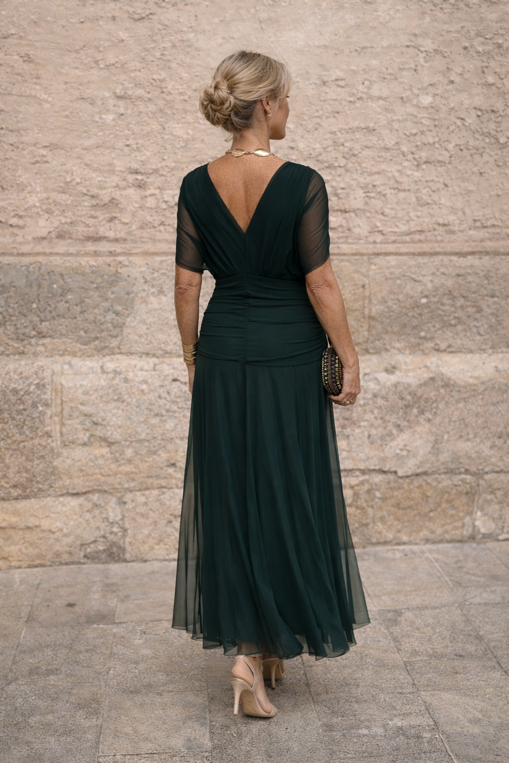 MARELLA | Robe maxi avec décolleté en V