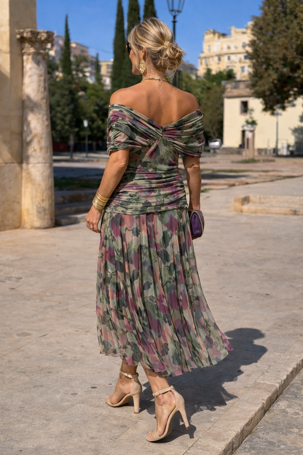MARELLA | Robe maxi avec décolleté en V