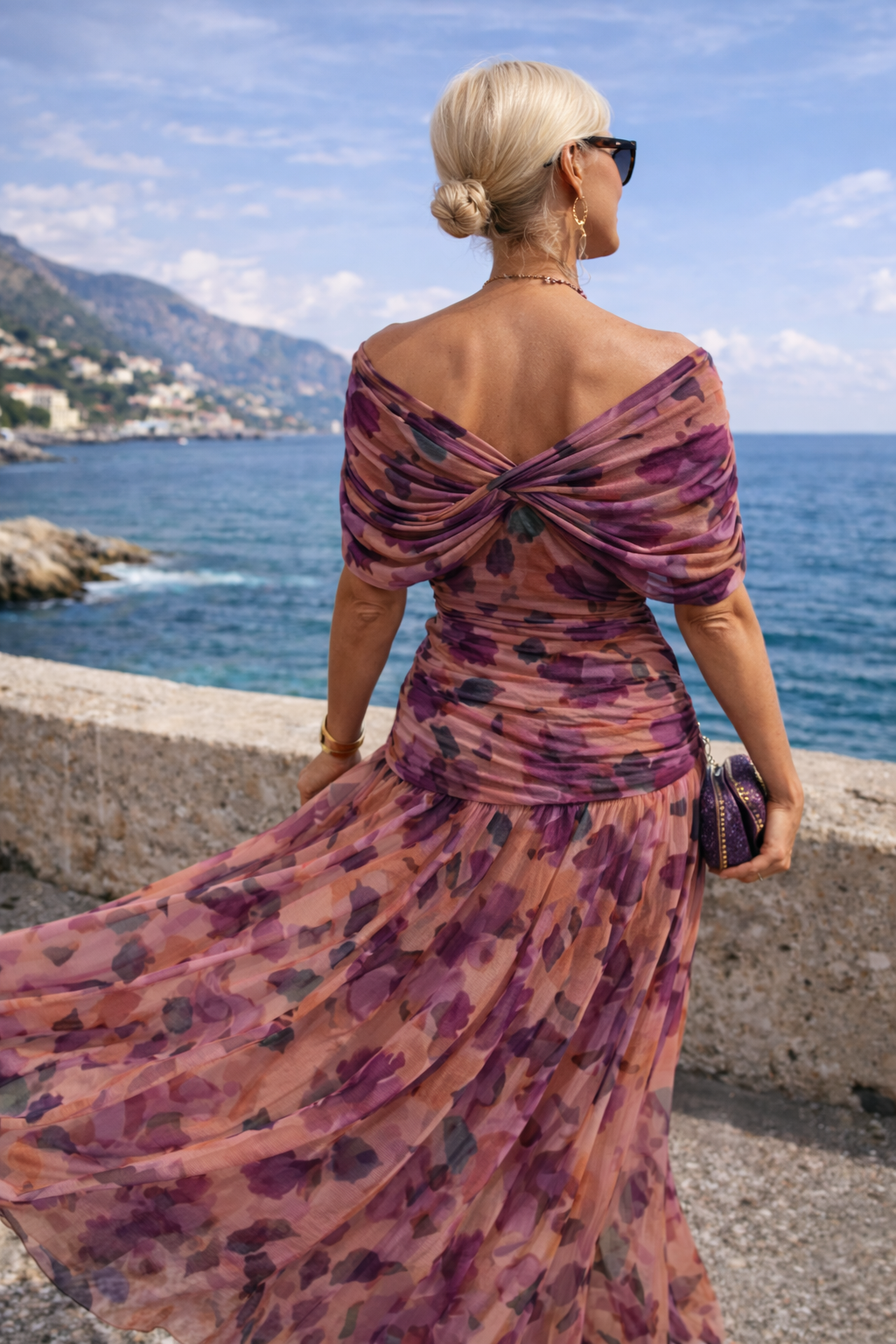 MARELLA | Robe maxi avec décolleté en V