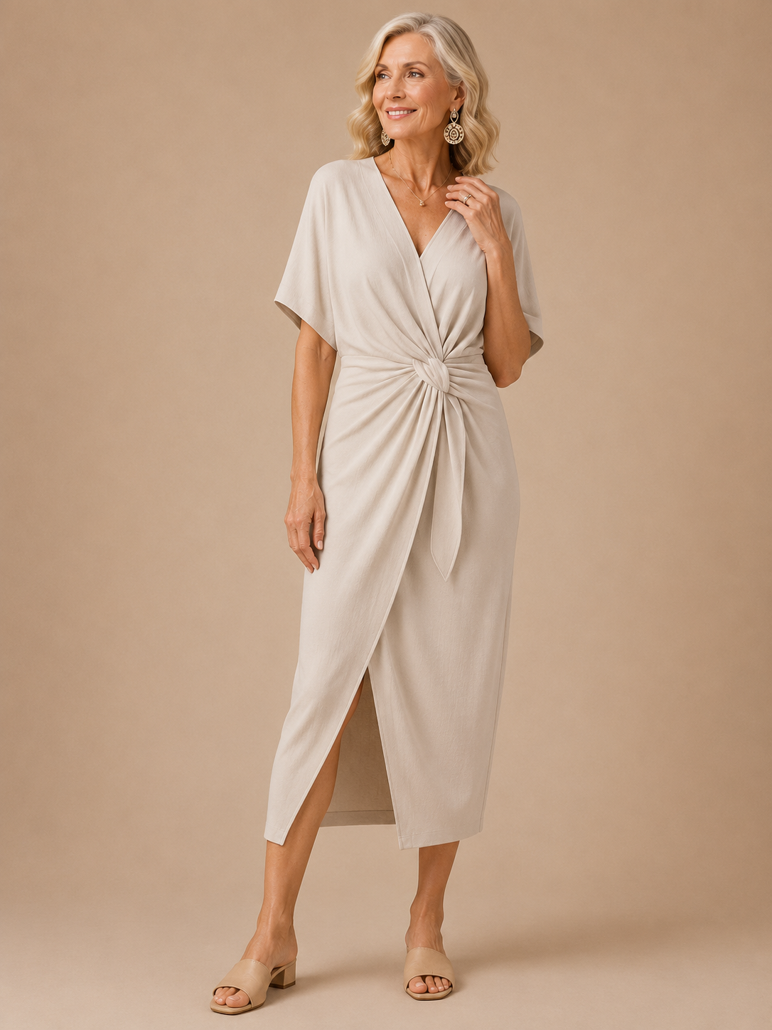 Sarah | Robe Midi Élégante