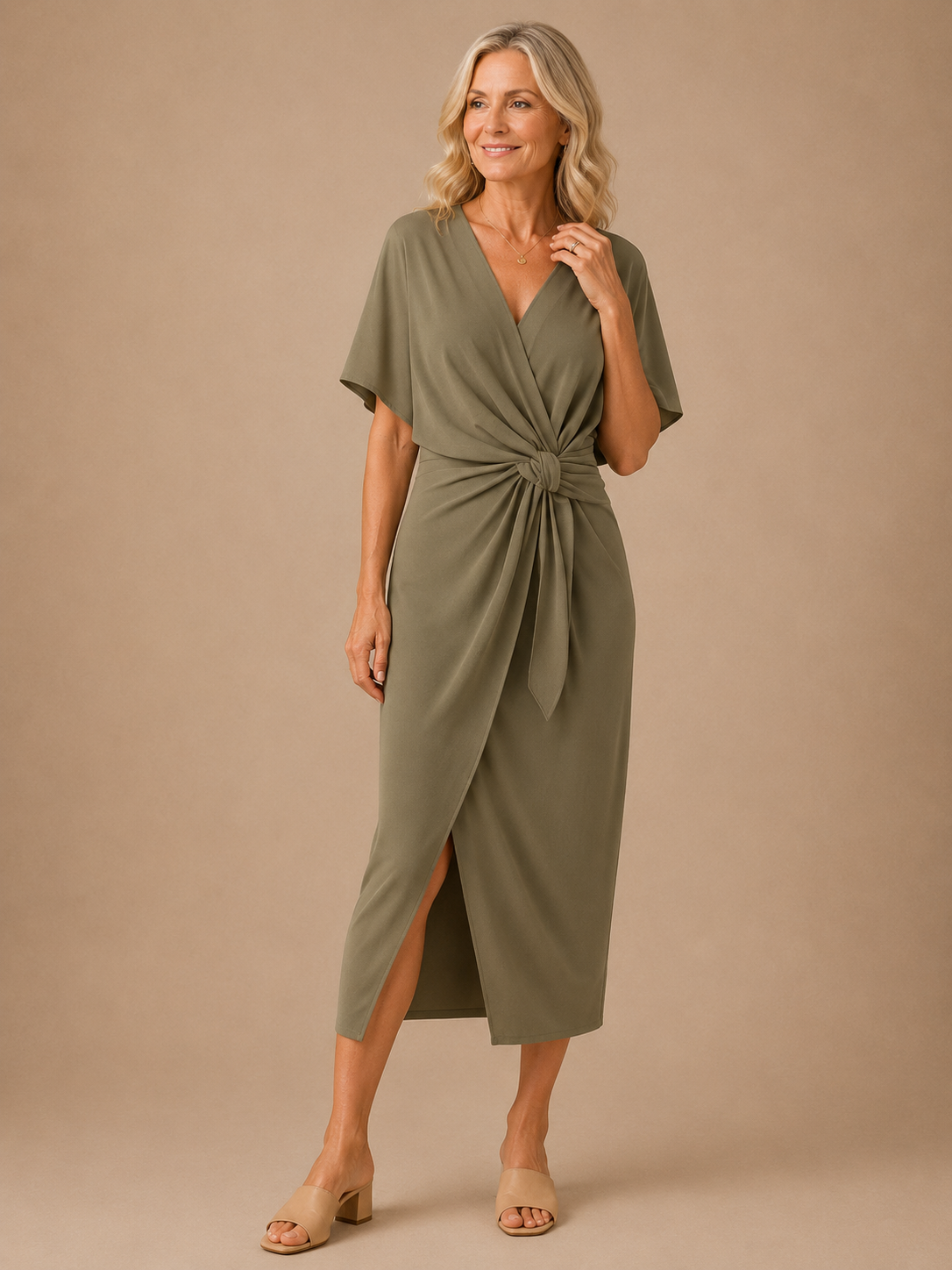 Sarah | Robe Midi Élégante