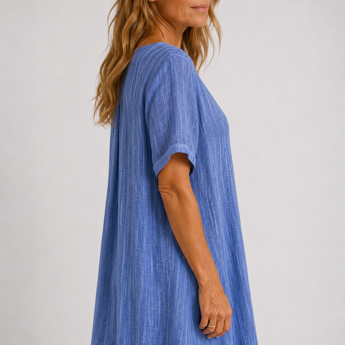 Clémence | Robe Maxi Fluide à Col V