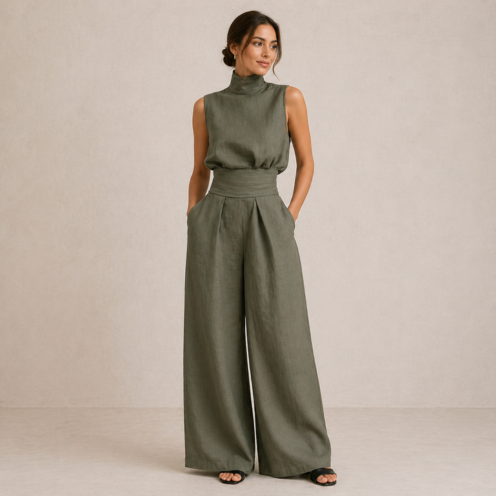 ZIRELLA | Ensemble minimaliste avec pantalons larges