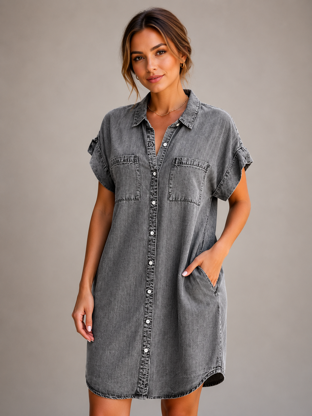 Robe d'Été en Denim Julia