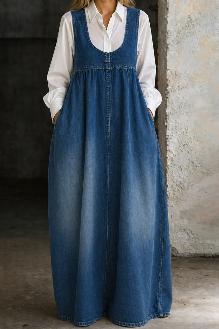 Veronica | Robe-Veste en Jean Ample
