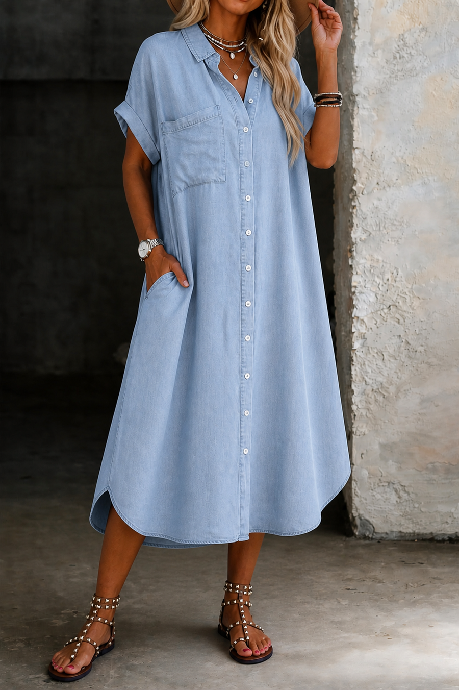 Karen | Robe Chemise Style Léger
