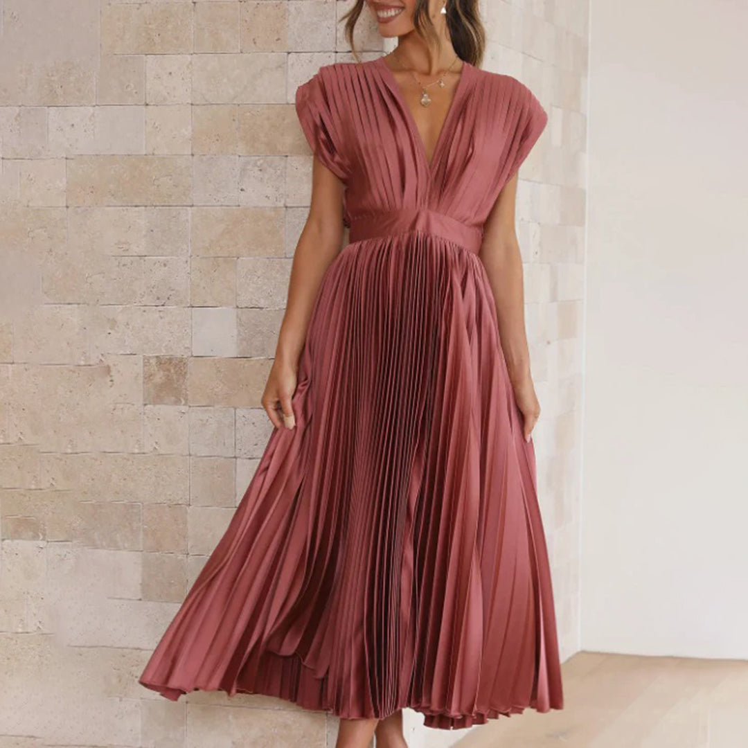 Marni™ | Robe Midi Plissée Intemporelle