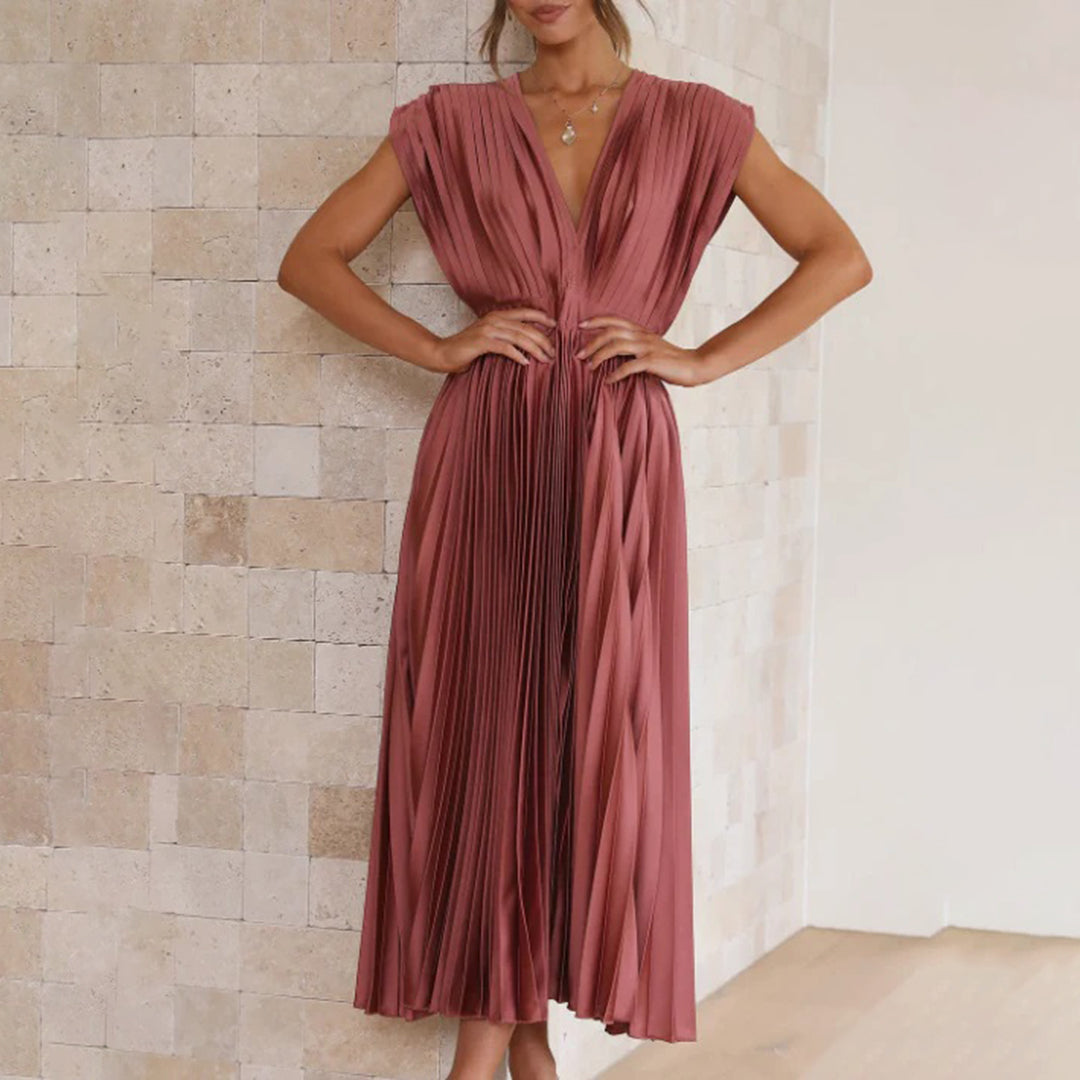 Marni™ | Robe Midi Plissée Intemporelle