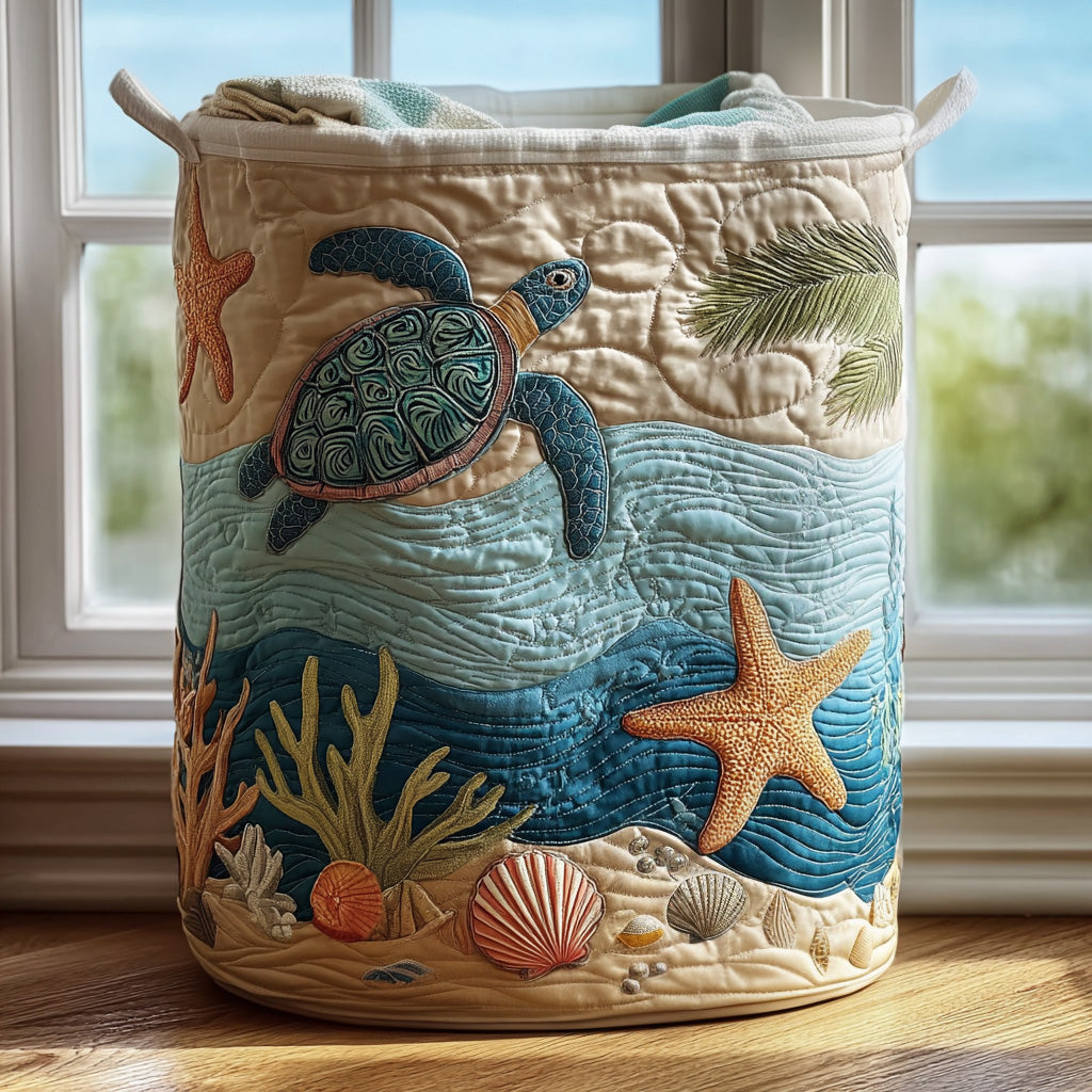 CORAIL | PANIER À LINGE HARMONIE CÔTIÈRE
