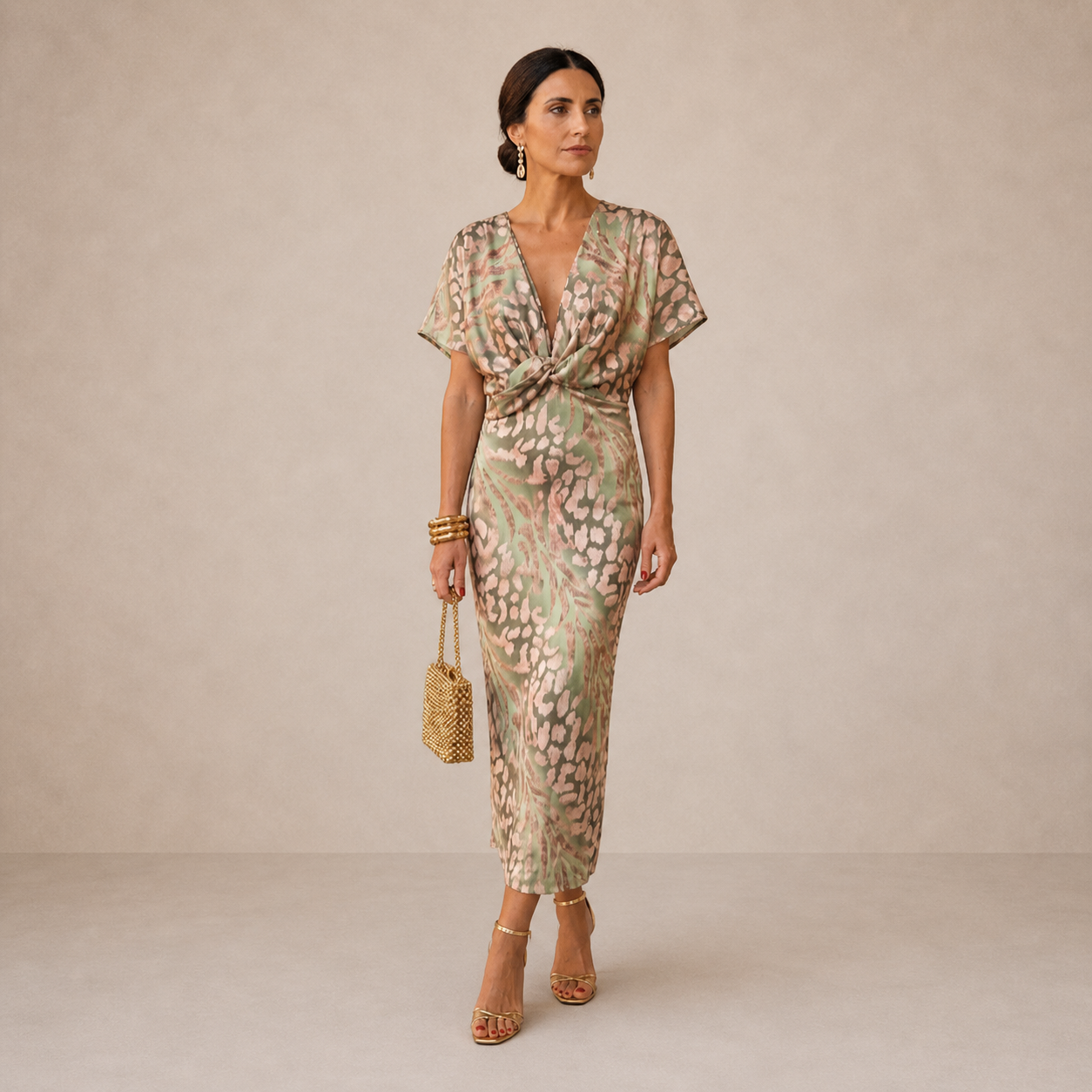 Robe Midi Cuivre | Robe d'été pour femmes