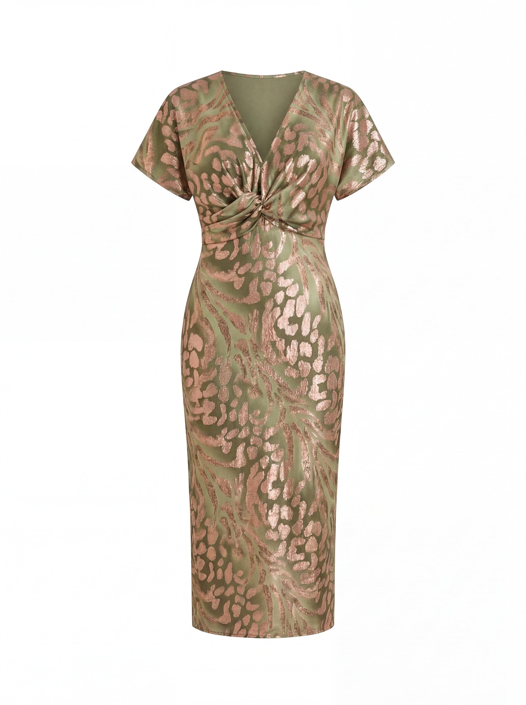 Robe Midi Cuivre | Robe d'été pour femmes