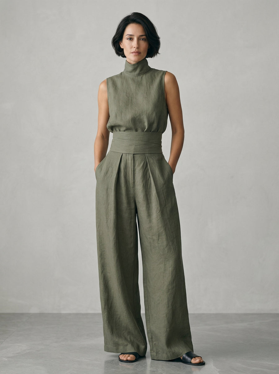 Nuria™ | Ensemble coton-lin