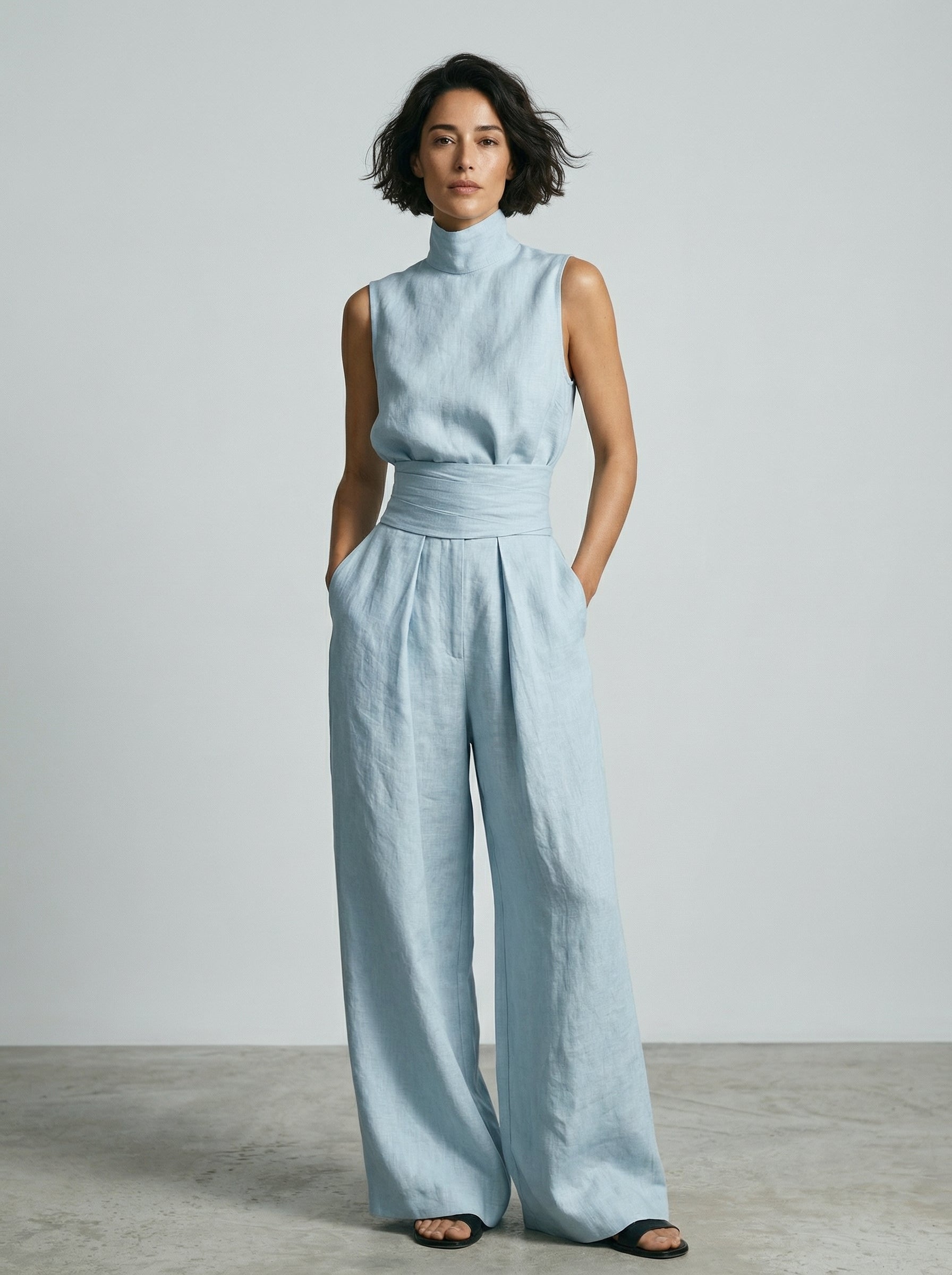 Nuria™ | Ensemble coton-lin