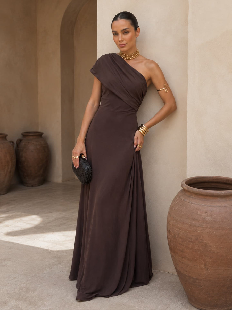 Lucille | Robe marron