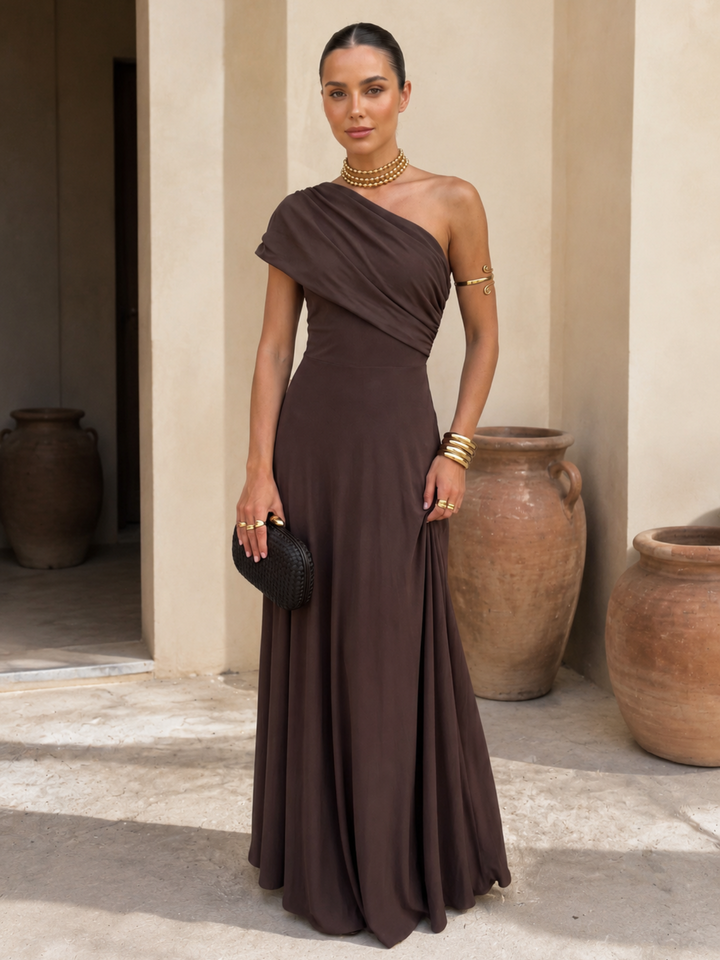 Lucille | Robe marron
