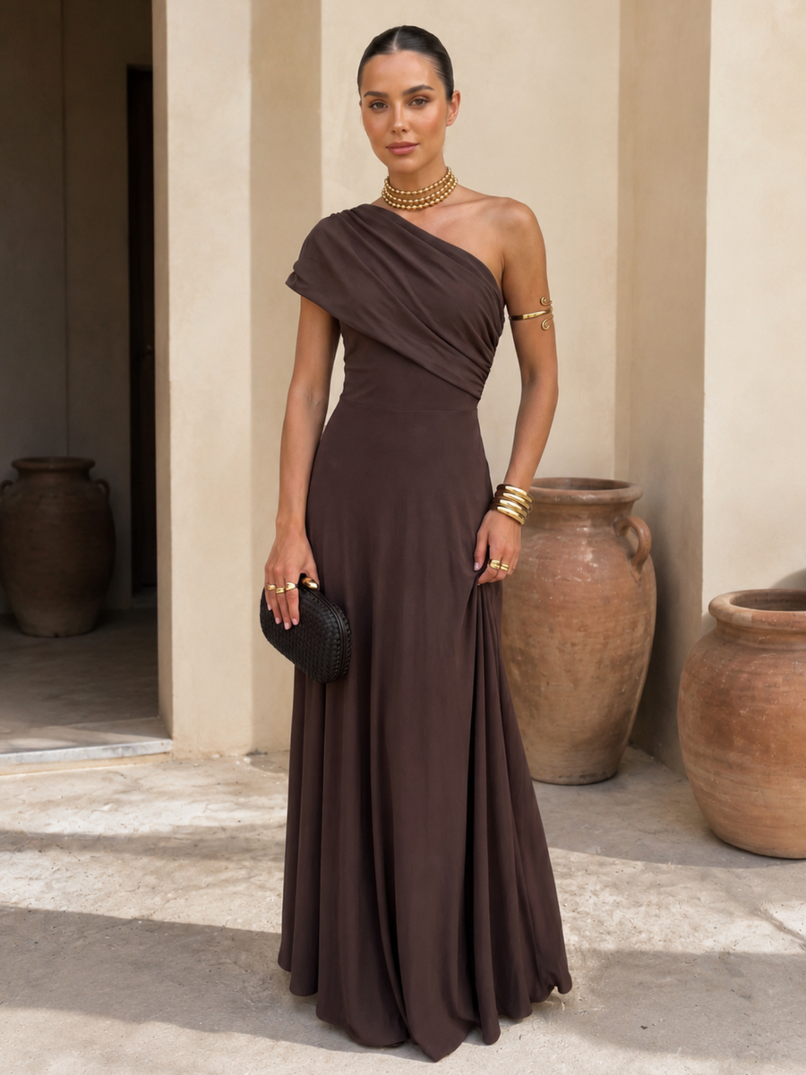 Lucille | Robe marron