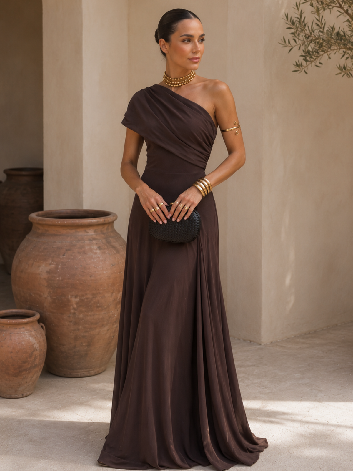 Lucille | Robe marron