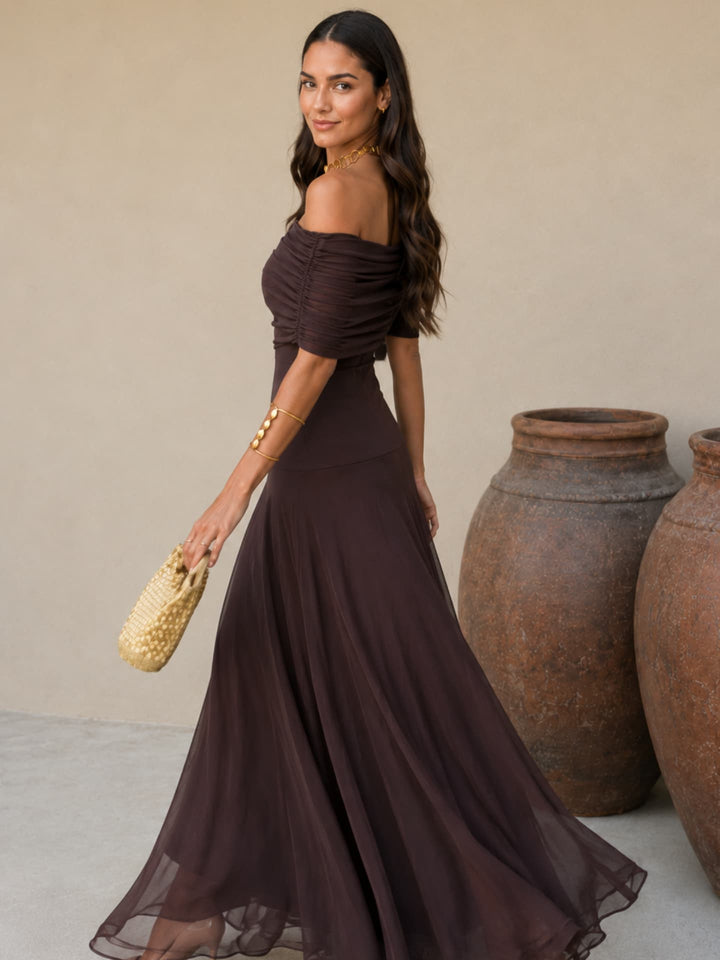 Lucille | Robe marron