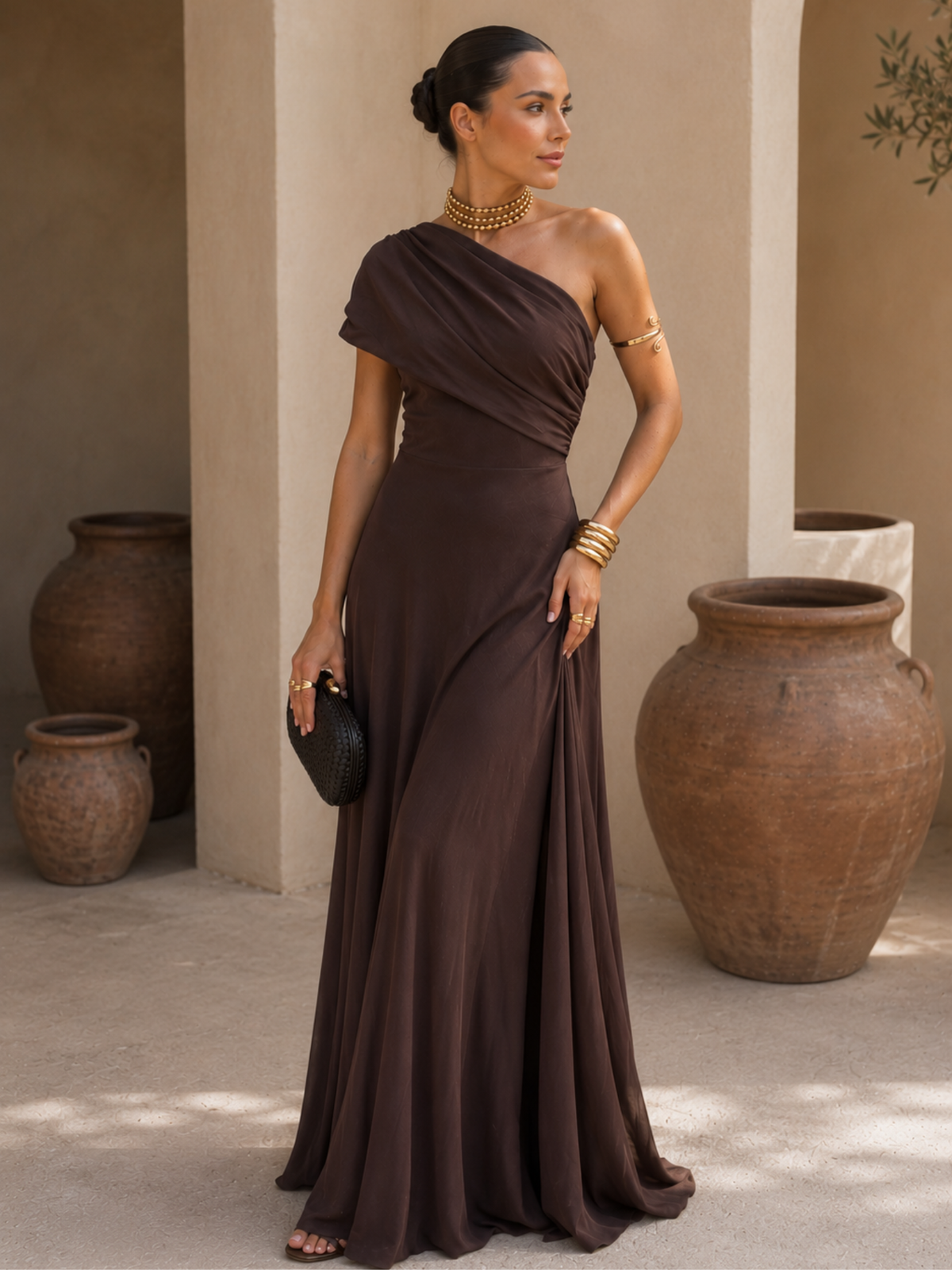 Lucille | Robe marron