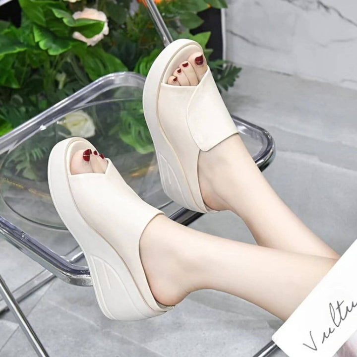 Eliza™ – Sandales Wedge Orthopédiques à Enfiler