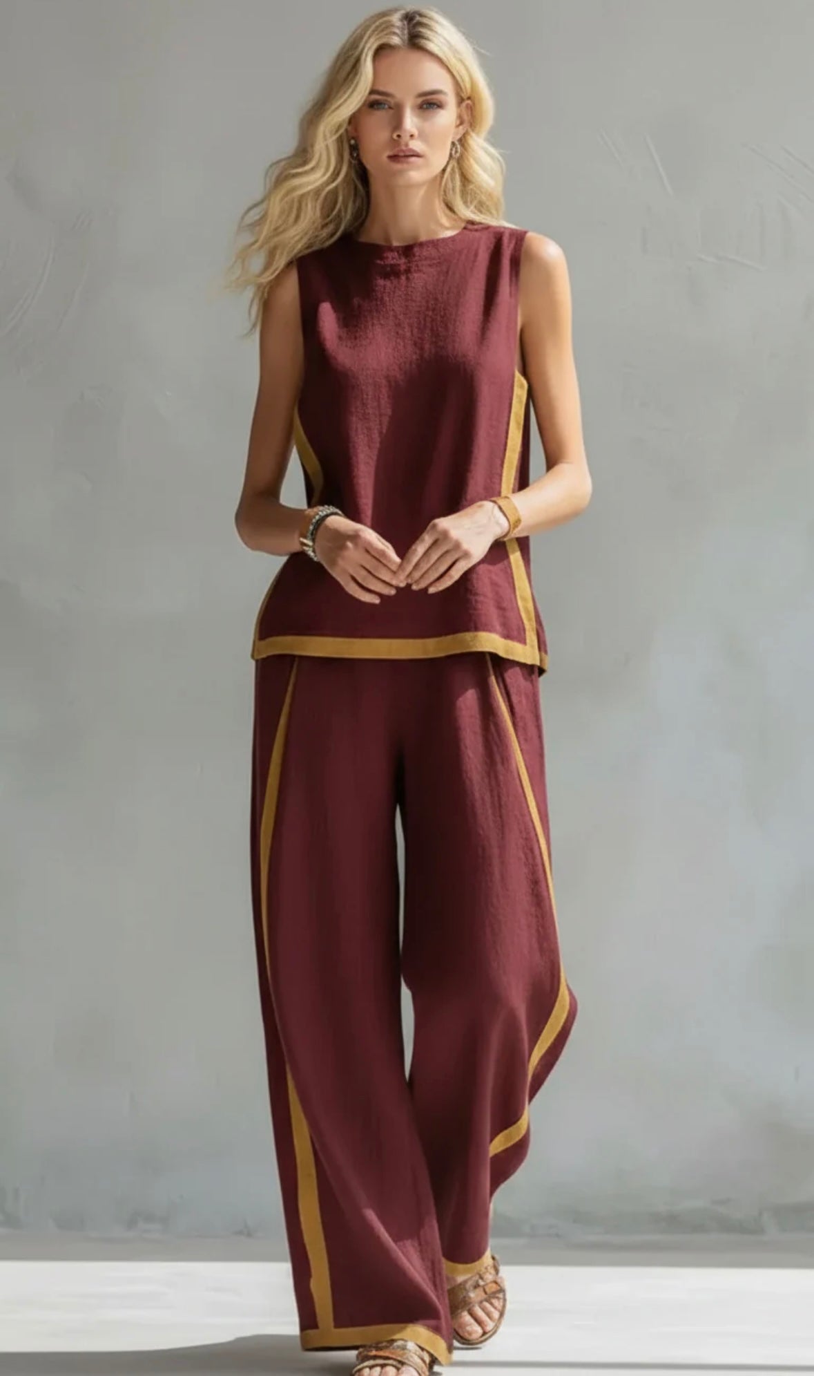 Leila™ | Ensemble coton-lin