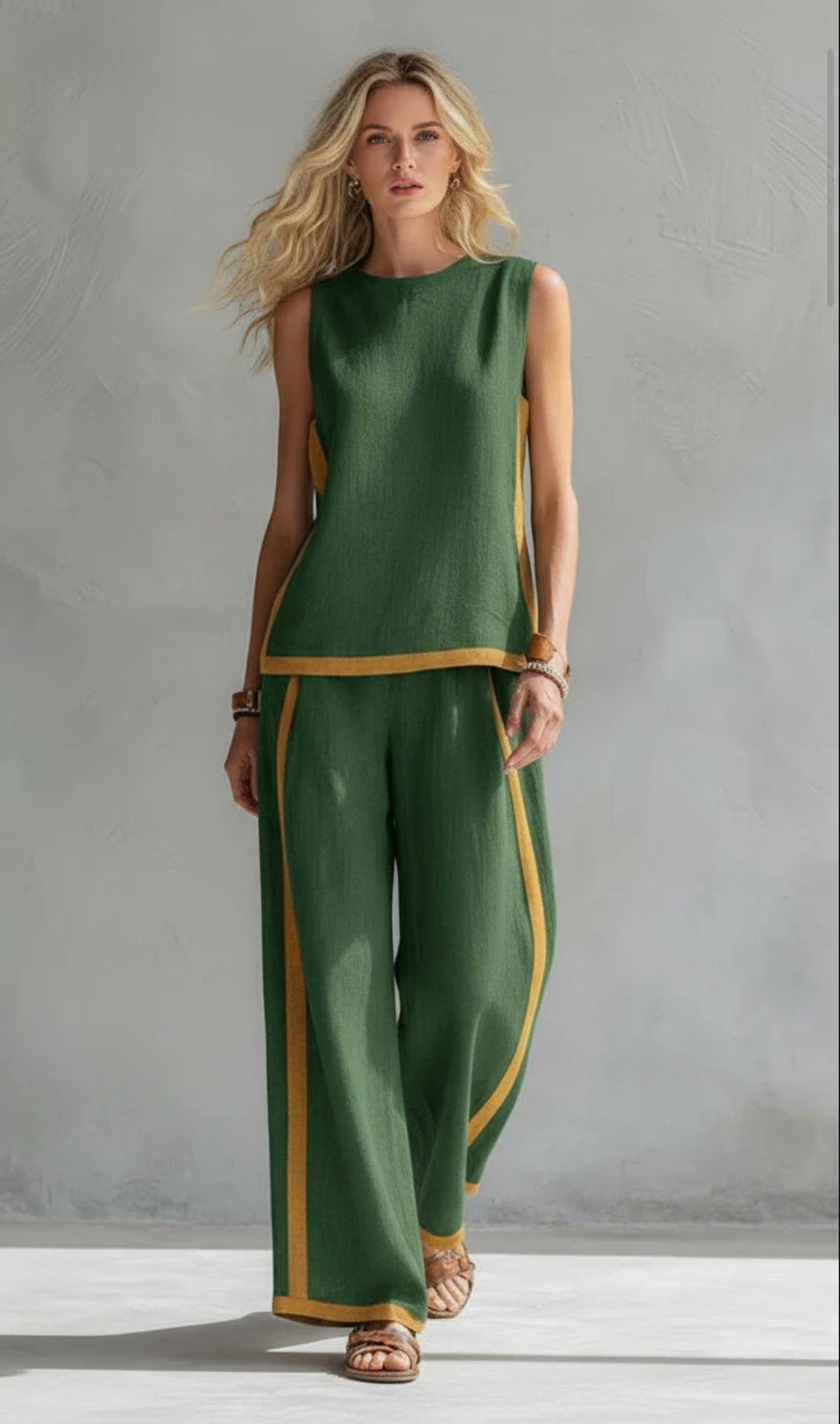 Leila™ | Ensemble coton-lin