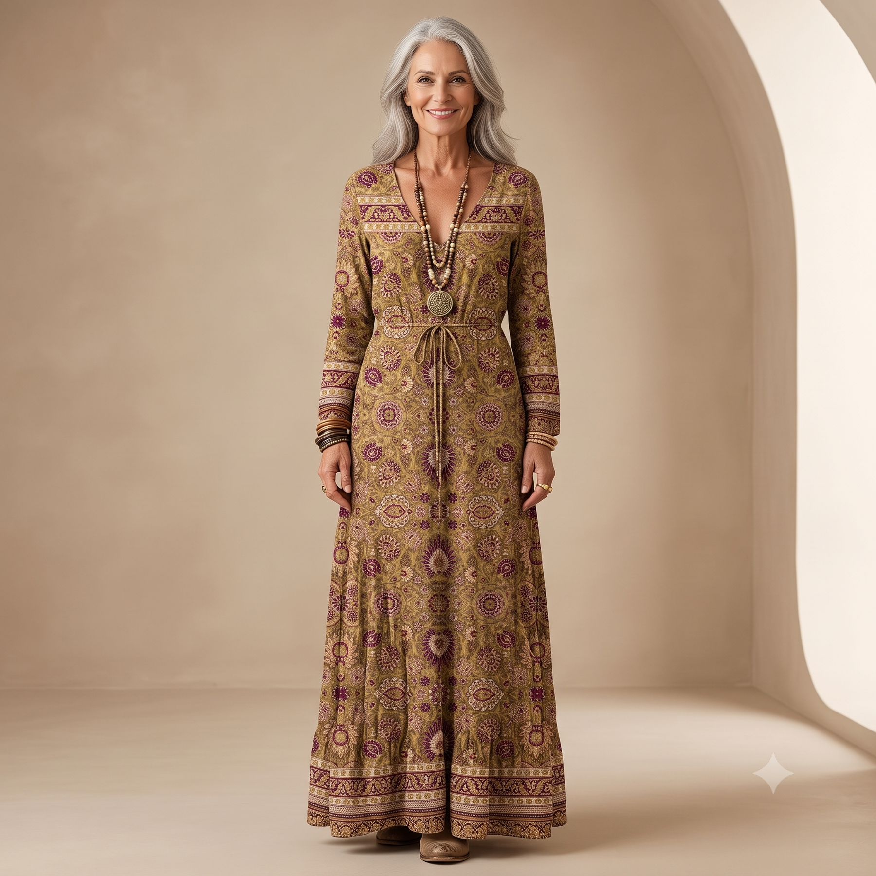 Nicole | Robe de style bohème décontracté