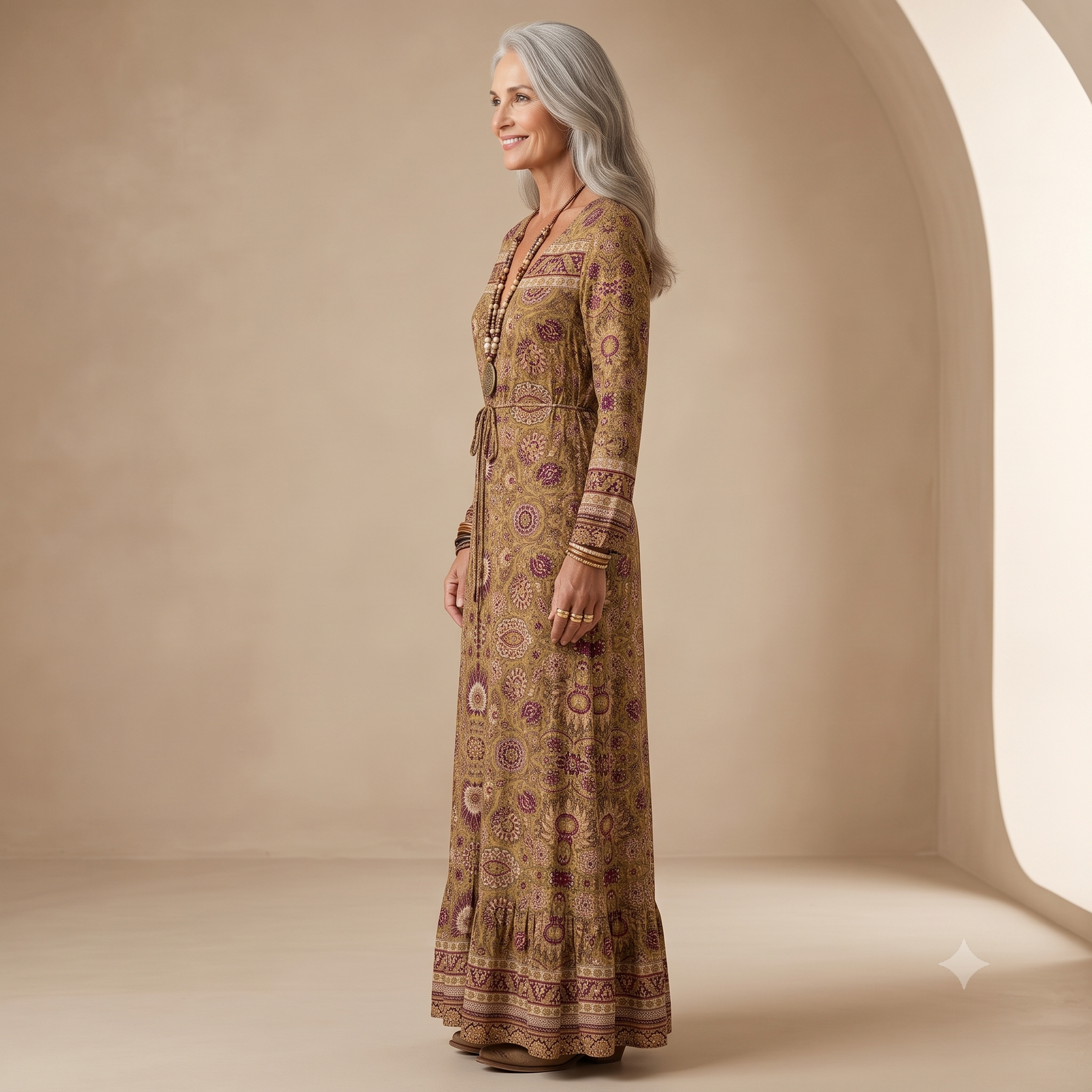 Nicole | Robe de style bohème décontracté
