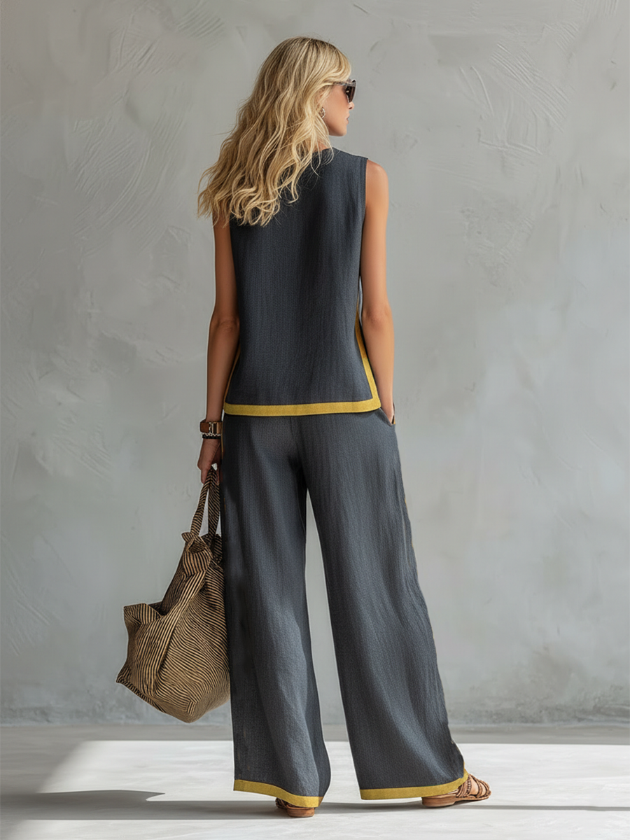 Leila™ | Ensemble coton-lin