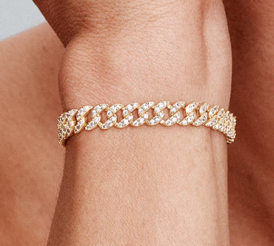 Bracelet Cubain Pave