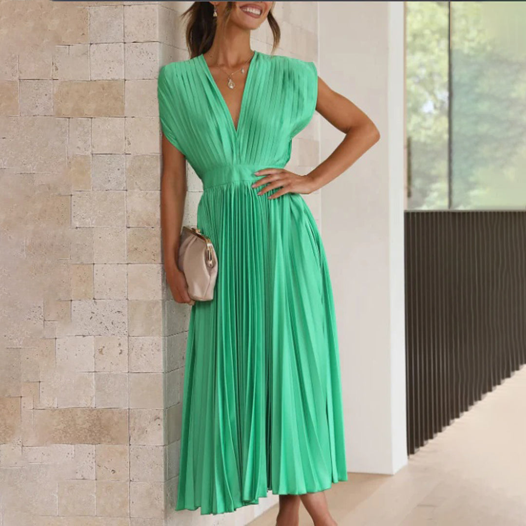 Marni™ | Robe Midi Plissée Intemporelle