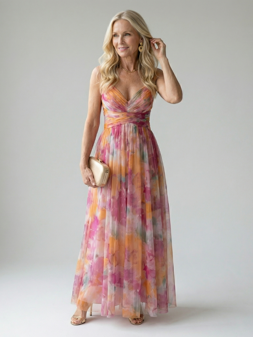 Isel | Robe Maxi à Enveloppement Doux