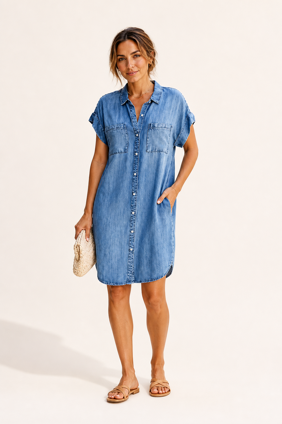 Robe d'Été en Denim Julia