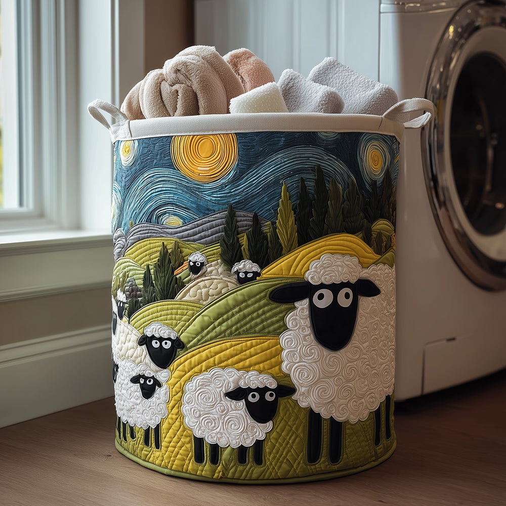 MATILDA | PANIER À LINGE EN LAINE