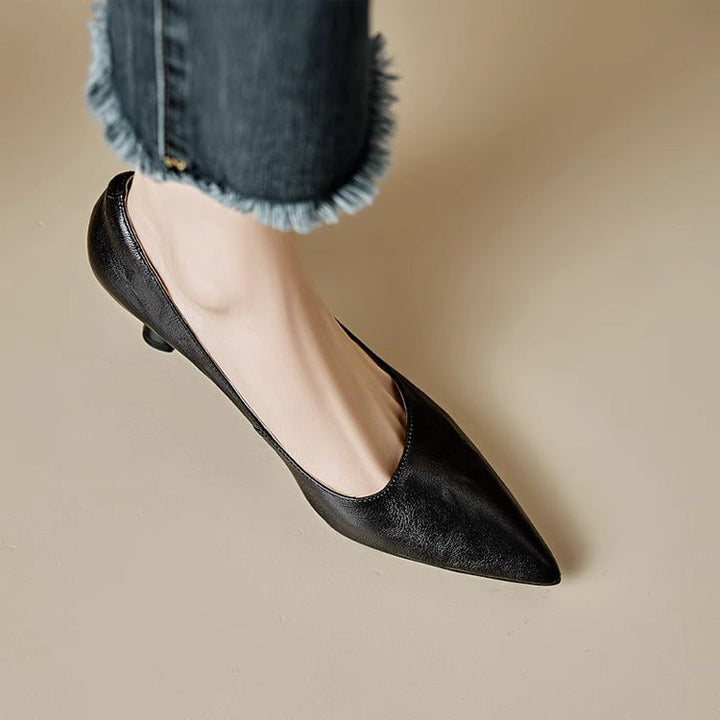 Michèle | Escarpins Élégants à Talon Bas