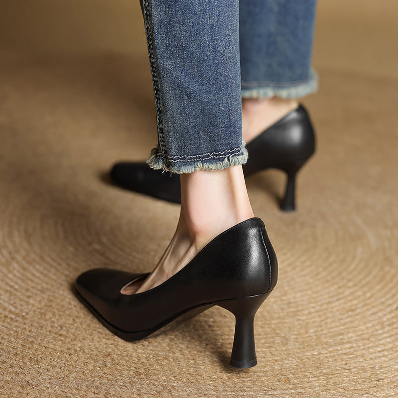 Escarpins en cuir Elviera